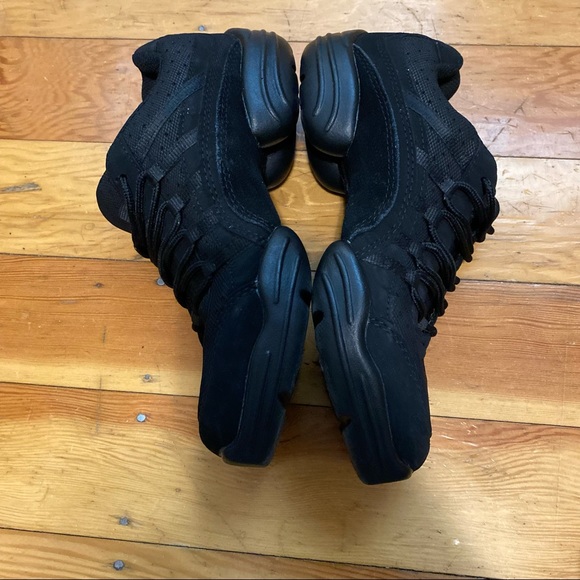 Capezio Womens Lace Up Rock It DS24 Low Top Dance Sneakers Black Size 8 - Picture 10 of 11